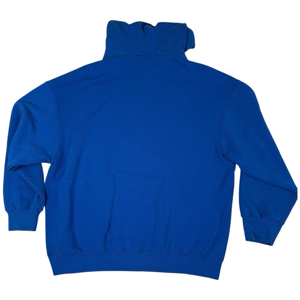 Vintage Fruit of the Loom Mens Wildlife Graphic Hoodie Size 2XL Blue Y2K Outdoor - Picture 3 of 16